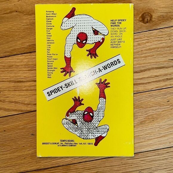 Stan Lee Presents Spidey-Skill Search-A-Words VTG 1970s Marvel Comics crossword - Picture 2 of 8